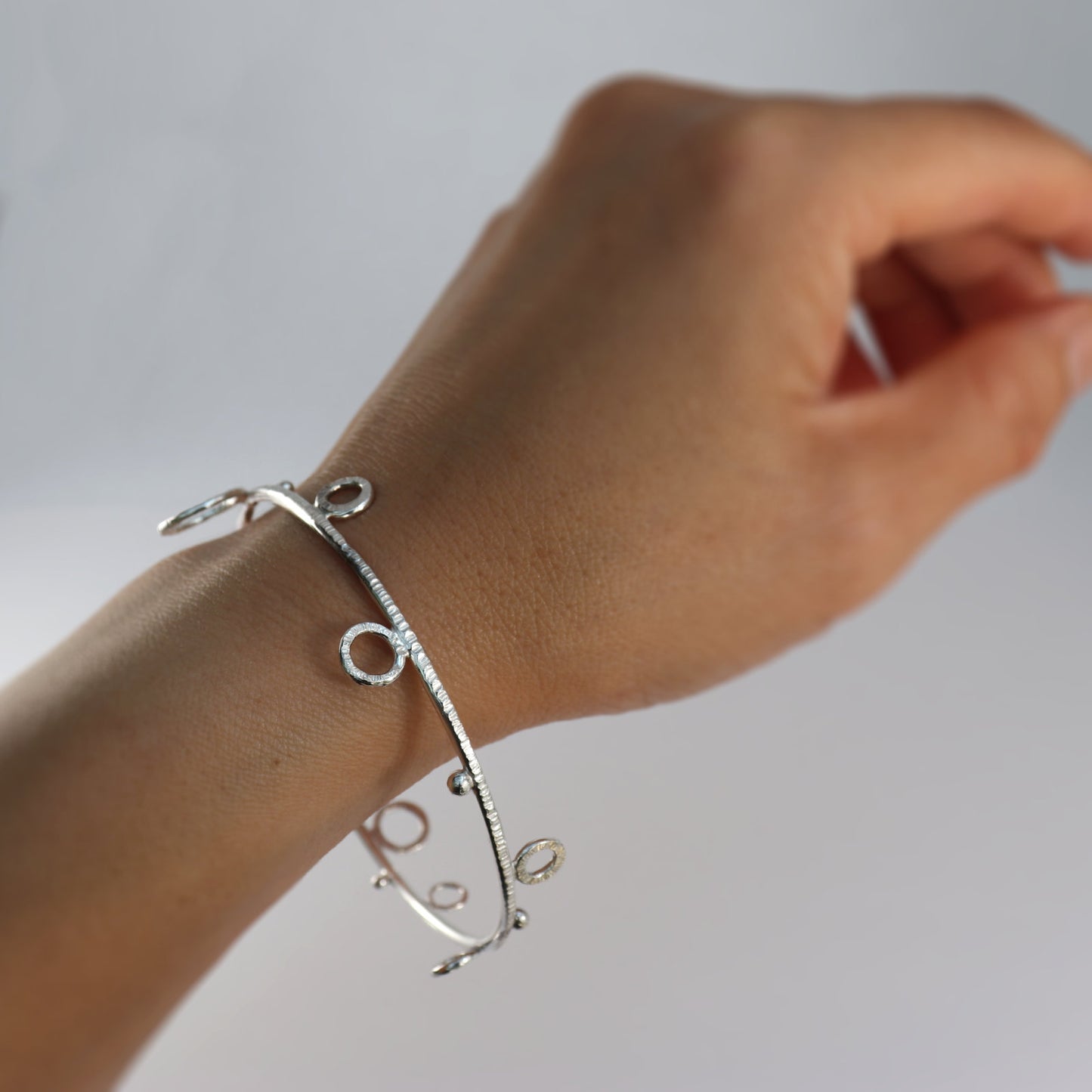 Circles statement bangle