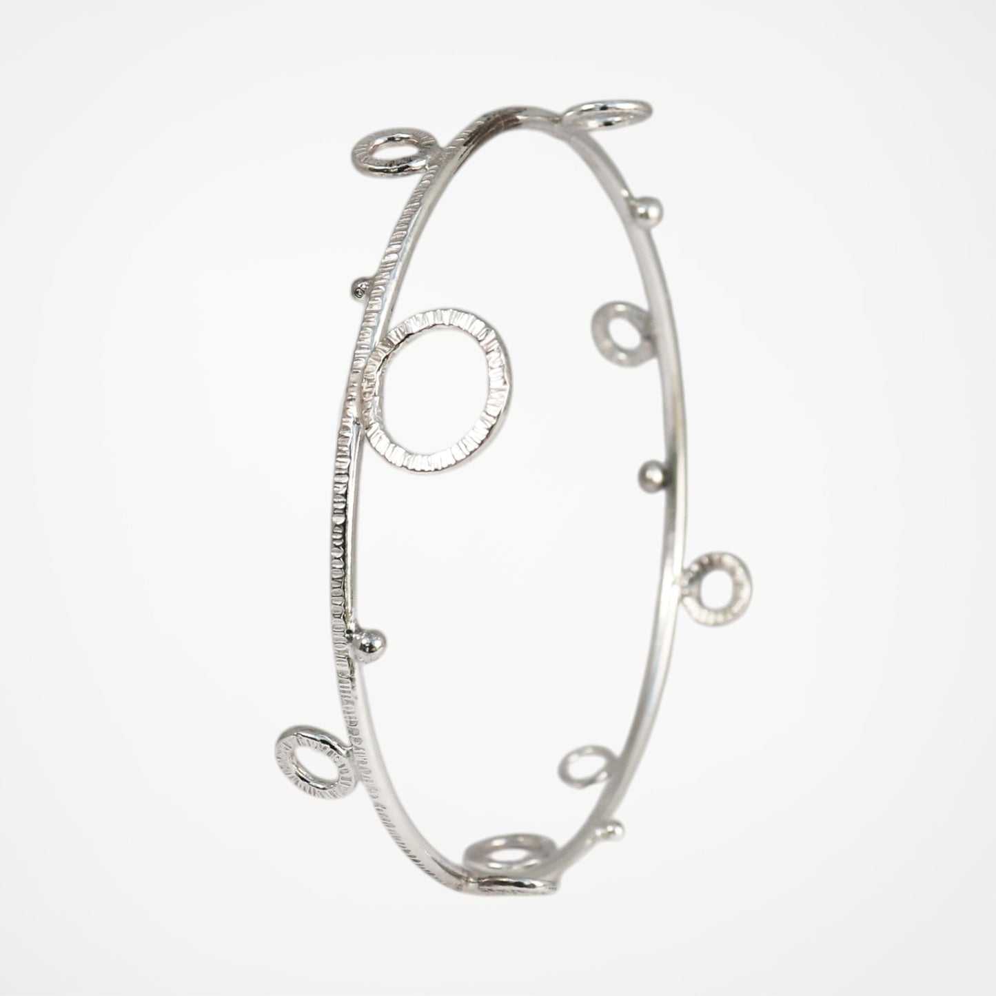 Circles statement bangle
