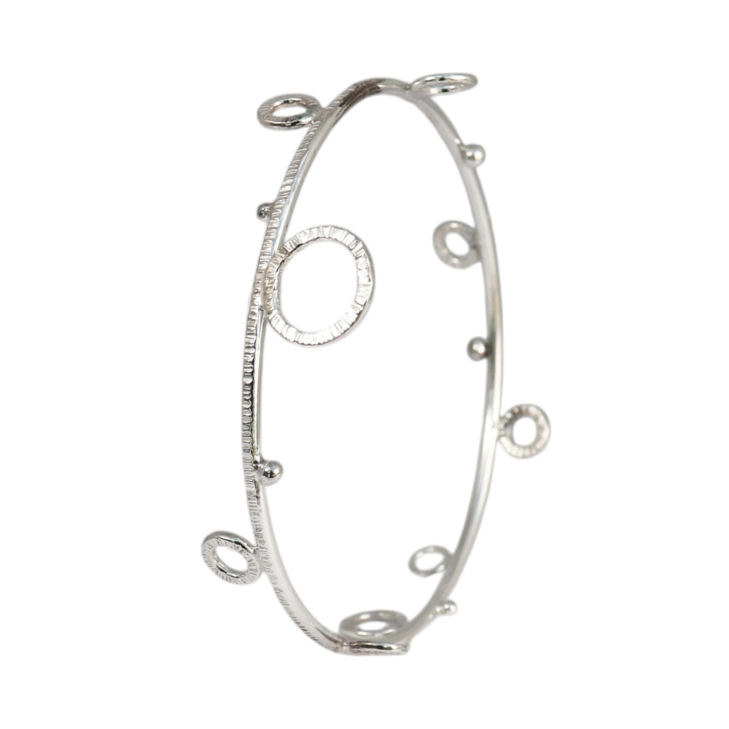 Circles statement bangle