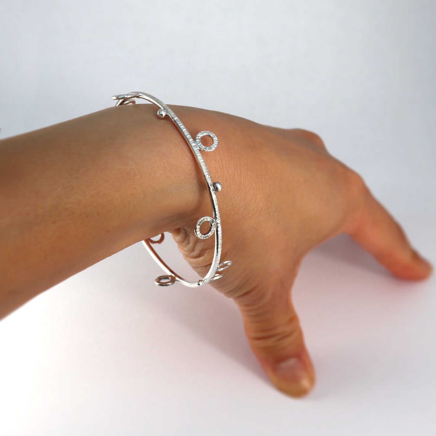 Circles statement bangle
