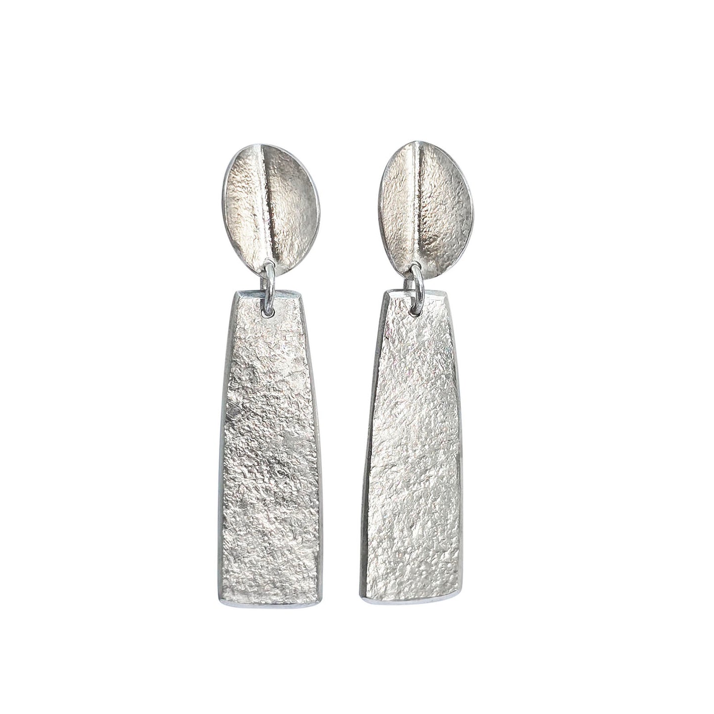 Textured drop earrings