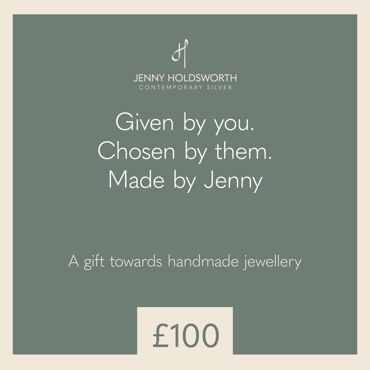 Handmade Jewellery Gift Card