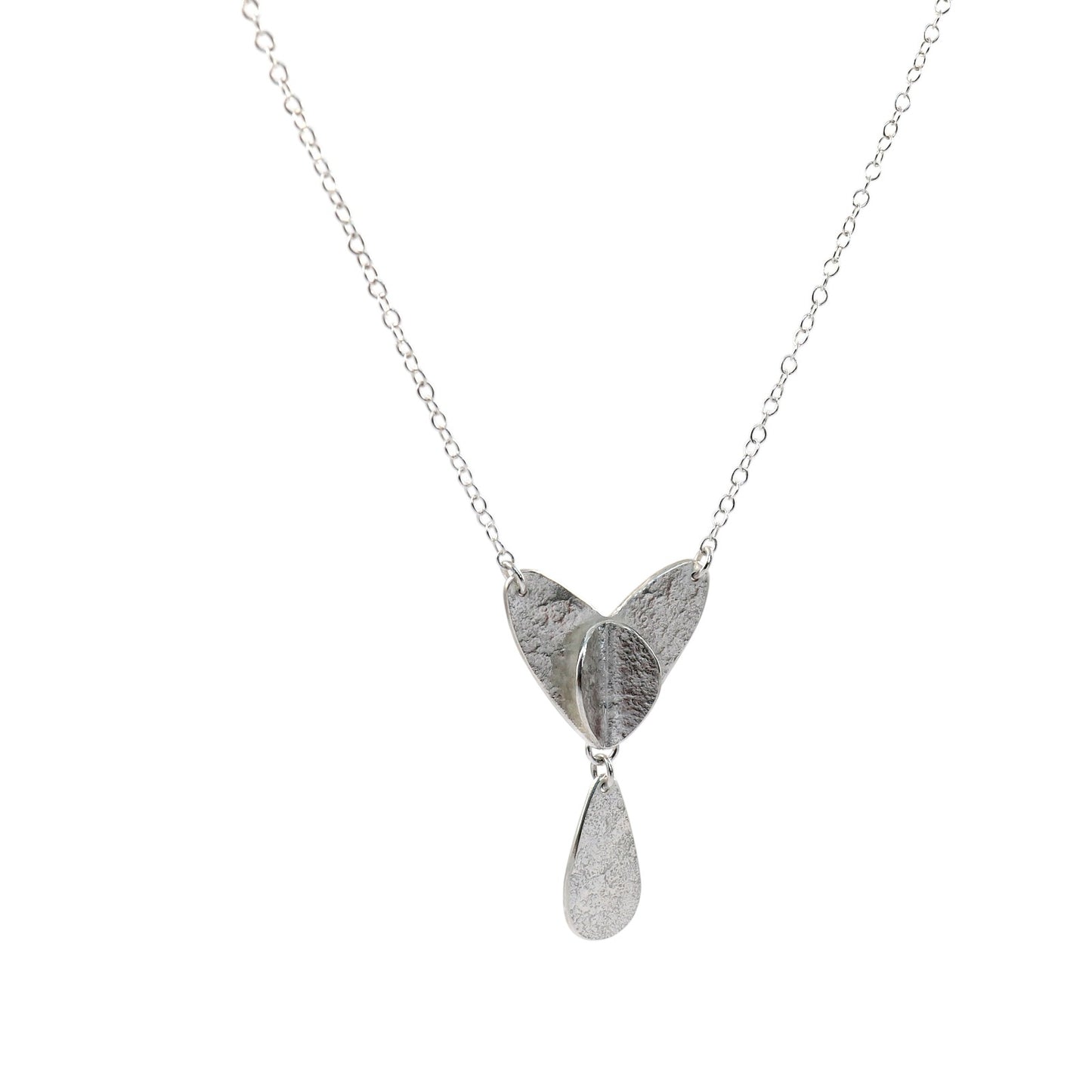 Triple teardrop necklace