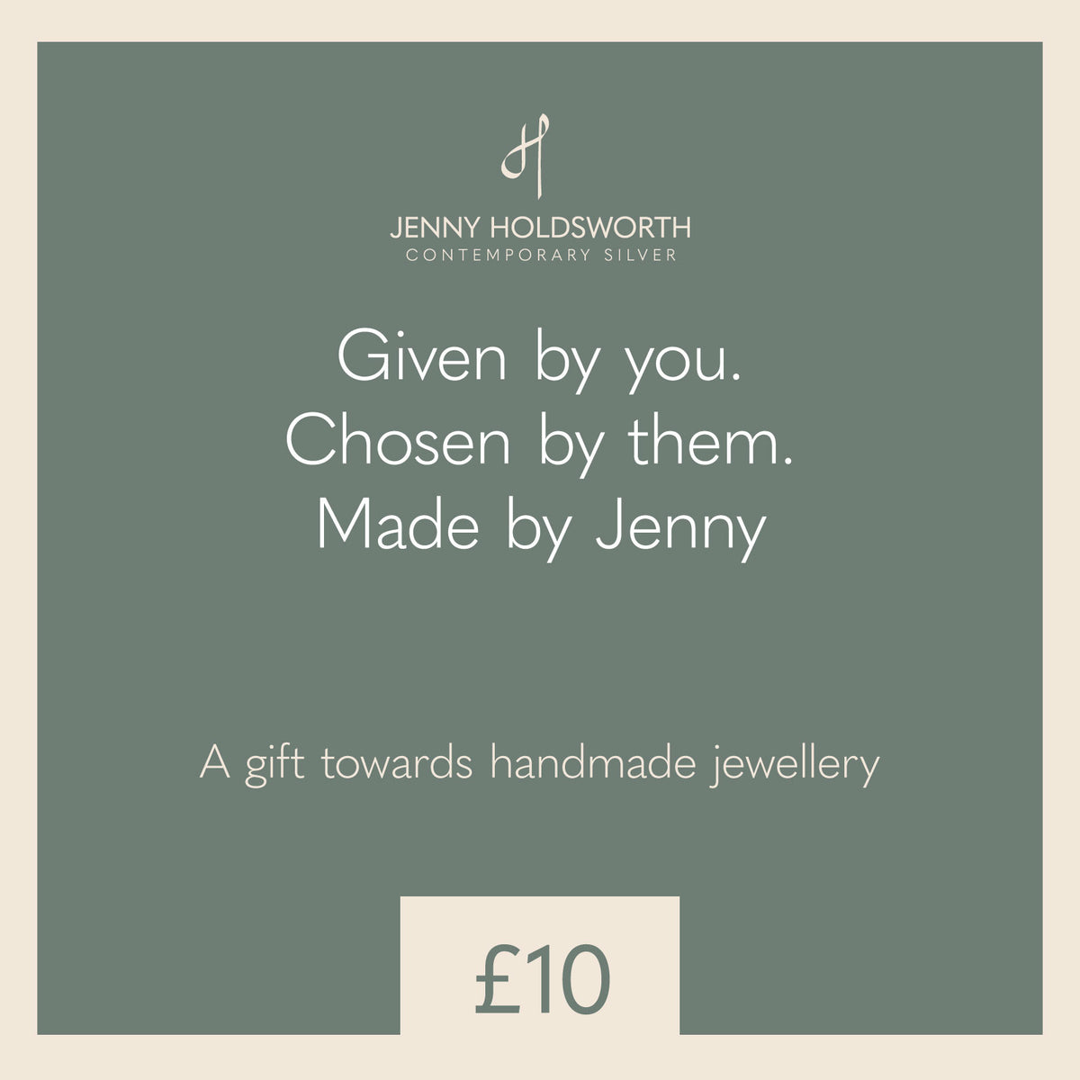 Handmade Jewellery Gift Card