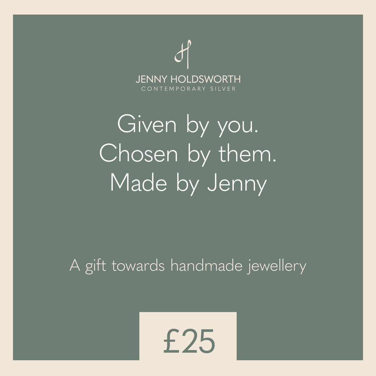 Handmade Jewellery Gift Card