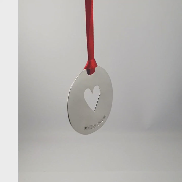 Heart Christmas tree decoration